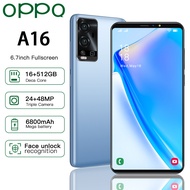 โทรศัพท์มือถือ OPPQ A16 5G 6.7HD+รองรับ2ซิม 16GB+512GB 48MP+72MP 6800mAh โทรศัพท์ Smartphone Android