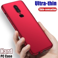 For OnePlus 6 A6000 A6003 Minimalist Ultra Thin Slim Fit Hard PC Anti-fingerprint Smooth Surface Anti-Drop Case