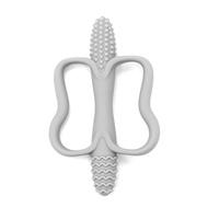 Integrated Silicone Teething Stick with Handle Baby Toy Teether Available in 6 Colors Corn-Shaped Te