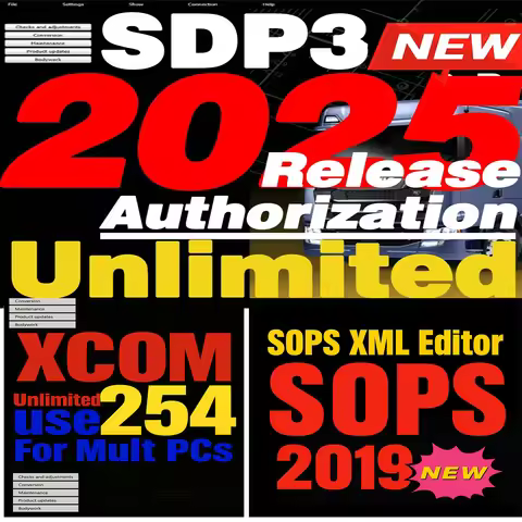 Newest Version SDP3 V2.671 Heavy Duty Truck Bus MARINE Engine Diagnostic Programming Software Full F