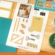 Paper Diet x Abbey Sy - Stationery Sticker Sheet