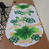 Taplak Meja OVAL Minimalis Modern Atau Taplak Meja Ruang Tamu Karakter | Table Runner Homemade | Tap