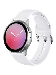 20毫米22毫米矽膠錶帶兼容三星Galaxy Watch 42m 46mm活躍2 Gear S2 S3榮譽Amazfit BIP華為手錶Gt 2手鍊腕帶