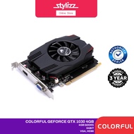 COLORFUL GT1030 4GB GRAPHIC CARD - 64bit, Memory clock 1050mhz GDDR5 / GDDR4