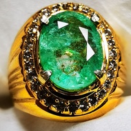 Batu permata natural emerald beryl colombia