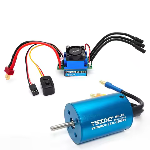 2435/2440/2838/2847 Brushless Motor 35A/45A ESC Combo for Wltoys 124016 Remo Hobby XLH Timaya Redcat