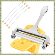 (GIQS) Cheese Slicer Adjustable Thickness Heavy Cheese Slicers with Wire for Soft & Semi-Hard Cheese