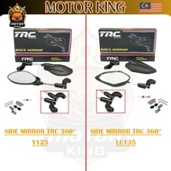 TRC RACING SIDE MIRROR 360 LIPAT CHROME Y110 Y125Z LC135 UNIVERSAL