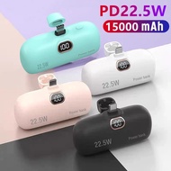 3C certificate 15000mAh Mini Power Bank PD22.5W Fast Charging External Battery Fast Pocket Portable 