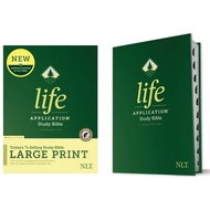 NLT Life Application Study Bible Large Print Hardcover Red Letter