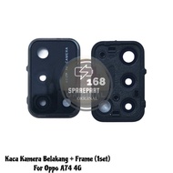 Rear Camera Glass Camera Lens/ + OPP0 A74 4G Frame