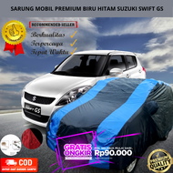 Sarung Mobil Premium Kombinasi Biru Hitam Swift GS