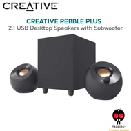 CREATIVE PEBBLE PLUS 2.1 USB Desktop Speakers with Subwoofer