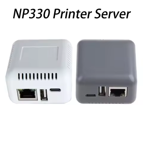 NP330 Mini Printer Server USB 2.0 Net-work RJ45 Connection Easy Printing（Network/WIFI Version) for A