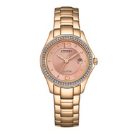 Citizen Eco-Drive Rose Gold Stainless Steel Women watch FE1253-80X