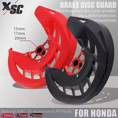 Motorcycle 15mm 17mm 20mm Front Brake Disc Guard Protector Cover For Honda CRF 250L 250M CRF250L CRF