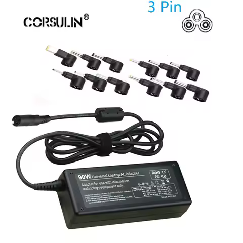 90W Automatic Universal Laptop Charger Adapter with 12 Tips For DELL/Lenovo/Asus/Acer/Toshiba/Gatewa