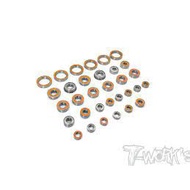 TWORKS RC BBS-EB482.0 Precision Ball Bearing Set ( For TENKO EB48 2.0 ) 28pcs.