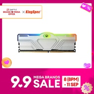 Kingspec Thiết kế RGB XMP 2.0 DDR4 3200MHz 8GB 16GB DDR4 3600MHz 8GB 16GB chơi game mô-đun bộ nhớ má