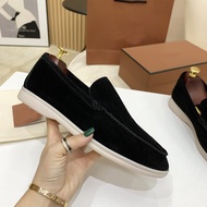 LP Loafers Slip-On Men's Shoes Suede Flat Casual Men's Peas Shoes Men