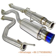 Catback Exhaust System 4.5" Muffler Tip for 92-00 Hoda Civic EG EK EM 2/4DR JDM