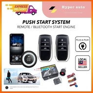 PKE Keyless Entry Car engine Remote Start Stop &amp; Push Button Start Alarm System axia kenari viva myvi
