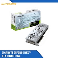GIGABYTE GeForce RTX™ RTX 5070 Ti I EAGLE OC ICE 16G RGB WHITE BLACK GAMING GRAPHIC CARD