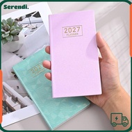SERENDI A6 Planner Notebook, Portable Multicolor 2027 Planner,  Lined Pages 2027 Weekly Planner Scho