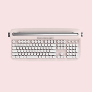 actto 復古打字機無線藍牙鍵盤 - 玫瑰粉 - 數字款