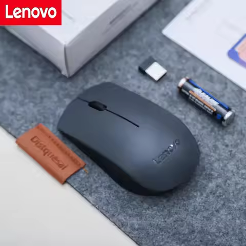 Lenovo 2.4GHz 5.0 Wireless Bluetooth Dual Mode Mouse N810 Ergonomic Office Portable Laptop Wireless 