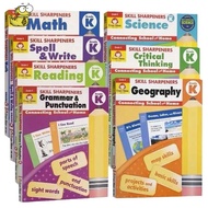 (In Stock) ชุดหนังสือแบบฝึกหัดภาษาอังกฤษ Evan-Moor Skill Sharpeners Grade Kindergarten อนุบาล