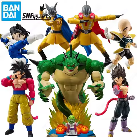 Original BANDAI SHF Dragon Ball S H Figuarts SUPER HERO Limited SSJ2 SSJ4 Goku Vegeta Gohan Android 