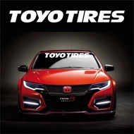 Toyo tires windshield sticker
