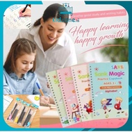 [1 set contains 4 pieces] Magic Sand Drawing and Coloring Book with Refill Pen Magic Sand/ Magic Boo