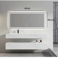 Rectangular lighting mirror luminous intelligent touch mirror LED bathroom mirror dressing table mir