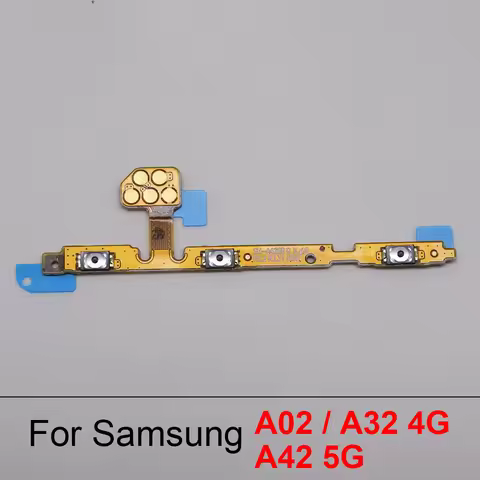 For Samsung Galaxy A42 A426B / A32 4G A325F / A02 SM-A022F Power On Off Volume Side Button Key Flex 