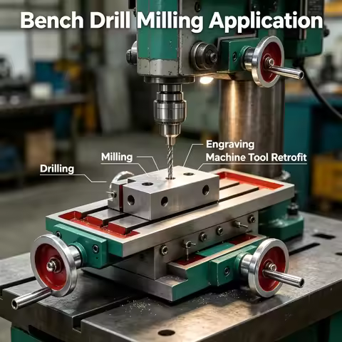 Milling Working Table|SIHAO Heavy‑Duty Compound Milling Worktable, Cast Iron 2‑Axis X‑Y Cross Slide