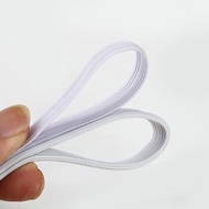 [Elastic Band] Clothes Accessories Elastic Band Double-layer Flat Wide Imported Latex White High Ela
