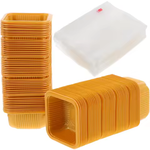 200Pcs Moon Cake Bag 9x11.5cm Dragon Design Egg-yolk Puff Dessert Pouch Plastic Boxes Tray Bakery Pa