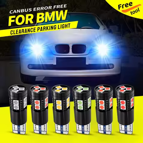 2pcs Car LED Parking Clearance Width Lamp Lights Bulbs For BMW 1/5/7 Series E81 E87 E88 E39 E60 E62 