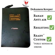 Keeper Air Clear Ijazah Resleting Anti File Folder Kulit Organizer Map