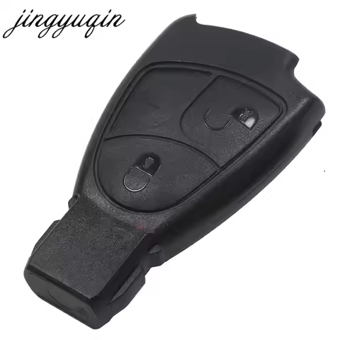 jingyuqin Replacements Fob Remote Key Fob Case Cover For Mercedes Benz B C E ML S CLK CL 3 Buttons 2