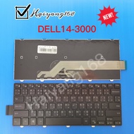 Keyboard คีย์บอร์ด DELL Inspiron 14-3000 14-5000 3441 3442 3443 7447 5458 5455 5451 3480 3470  ไทย-อ