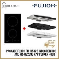 [BUNDLE] FUJIOH FH-ID5125 Domino Induction Hob And FR-MS2390 R/V 900MM Super Slim Cooker Hood