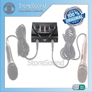 Karaoke Sound Mixer Audio Mixer Portable Echo Tone Audio Td-020-2 Mic Sound Input