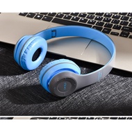 Rosy Recess Hồng hốc P47 tai nghe Tai nghe Bluetooth âm thanh Stereo Tai nghe chơi game không dây có