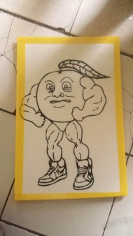 MURAH Sterofoam lukis ukuran 33*50*1cm/Mewarnai sterofoam lukis/Lukisan Sterofoam anak/ Mewarnai ste