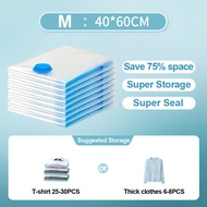 Vacuum Storage Bags PE Reusable Vacuum Storage Plastic Bags Compression Seal Bags Sealed Vacuum
