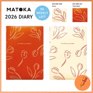 El Commune Matoka 2026 B6 Weekly Left Layout Planner January Start
