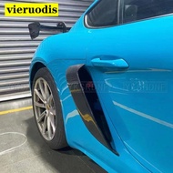 718 Carbon Fiber FRP Side Vents Air Intake Trim Bumper Spoiler Car Accessories Body Kit For Porsche 
